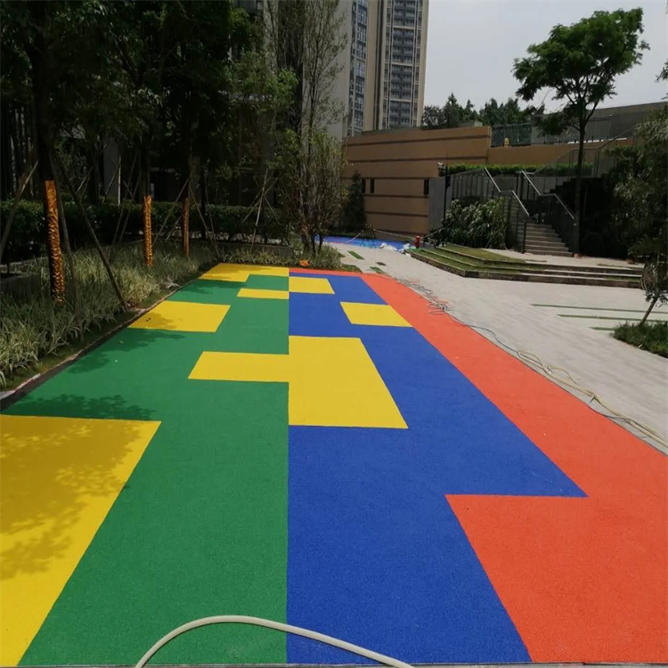 高含量epdm彩色橡膠地坪 EPDM安全地墊跑道 塑膠跑道施工 包工包料