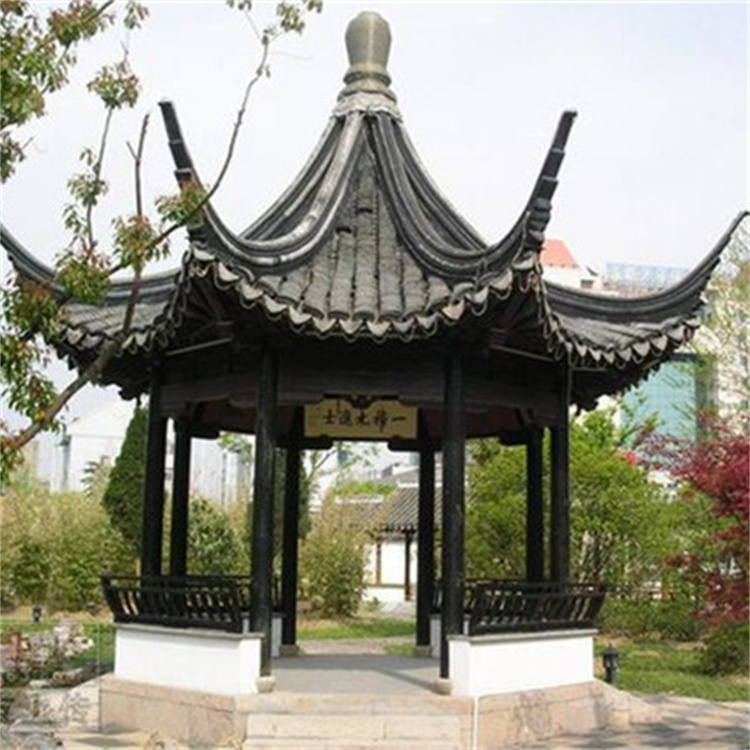 四川仿古風(fēng)木結(jié)構(gòu)涼亭 古建筑立柱橫梁 庭院走廊定制加工