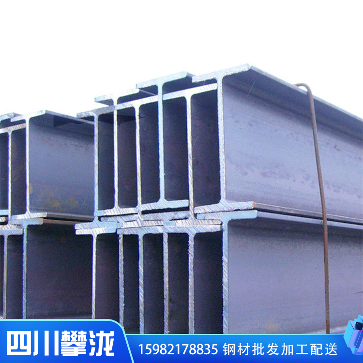 鋼結構工字鋼 加工雨棚鋼梁 鍍鋅 焊接 沖孔  打砂除銹等加工