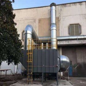 二級活性炭吸附裝置 二級活性炭環(huán)保吸附箱 多層過濾 四川仁壽定制廠家 價格實惠