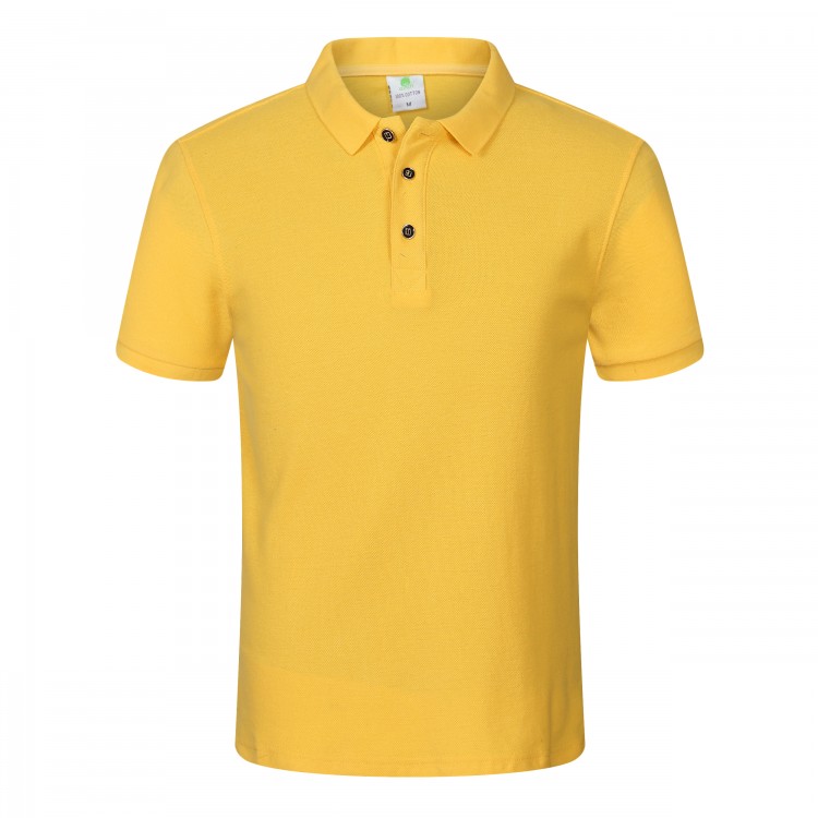 6804翻領(lǐng)T恤衫240克精梳棉 工作服刺繡定做工衣廣告文化衫翻領(lǐng)t恤