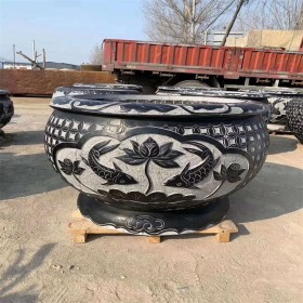 石雕水缸 仿古石雕水缸 青石石雕水缸廠(chǎng)家直銷(xiāo)