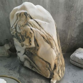天然流動造型奇異園林景觀石雕