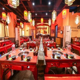 火鍋?zhàn)酪味ㄖ?火鍋?zhàn)酪螆A臺廠家 無煙火鍋?zhàn)酪味ㄖ?火鍋?zhàn)酪紊嘲l(fā)廠家