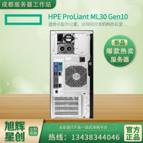 四川惠普服務(wù)器價格咨詢 遂寧市入門級企業(yè)web網(wǎng)站用塔式惠普ProLiant ML30 Gen10