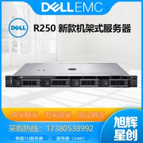 成都DELL戴爾服務(wù)器代理商_戴爾（DELL）R250服務(wù)器 新一代1U機(jī)架式ERP數(shù)據(jù)庫(kù)文件存儲(chǔ)郵件辦公