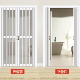 廠家直銷豪華鋁合金折疊門 商場(chǎng)推拉門折疊門隱形門
