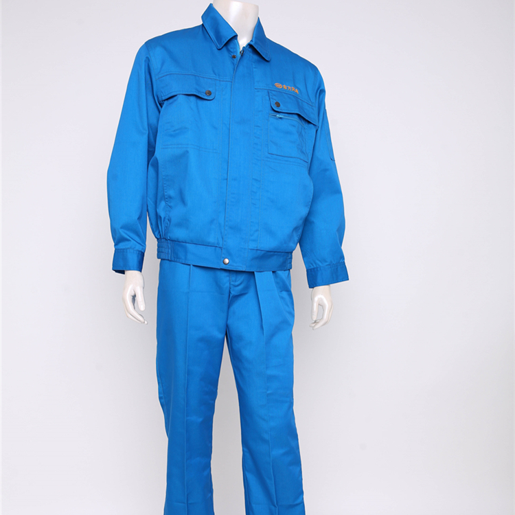 九鵬 DQGZF 勞保工作服 車(chē)間廠服春秋裝 可定制企業(yè)logo  春秋冬長(zhǎng)袖工作服套裝 四川勞保服
