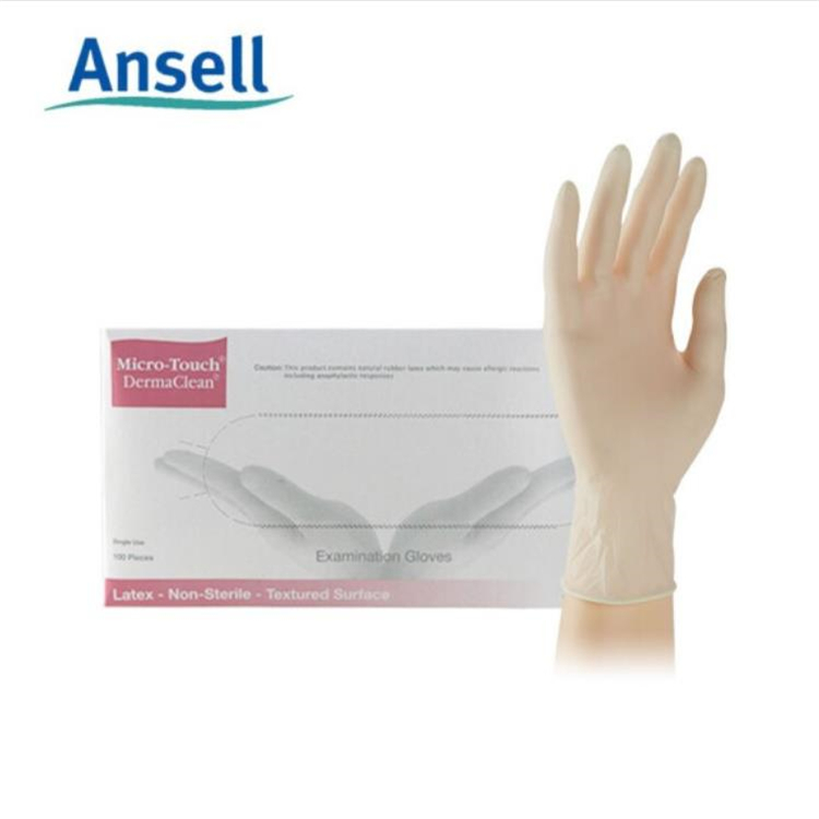 安思爾Ansell457X一次性手套乳膠0.11mm厚，24CM長(zhǎng)