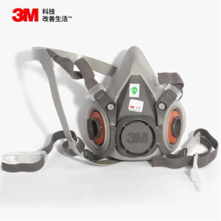 3M 6200半面型防護(hù)面罩面具主體單面罩防塵及顆粒物呼吸半面罩 一箱24個(gè)