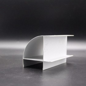 U型槽鋁 凈化鋁型材 弧形陰角件 外圓柱 外轉(zhuǎn)角 角鋁食品廠彩鋼板活動(dòng)房配件潔凈板鋁材
