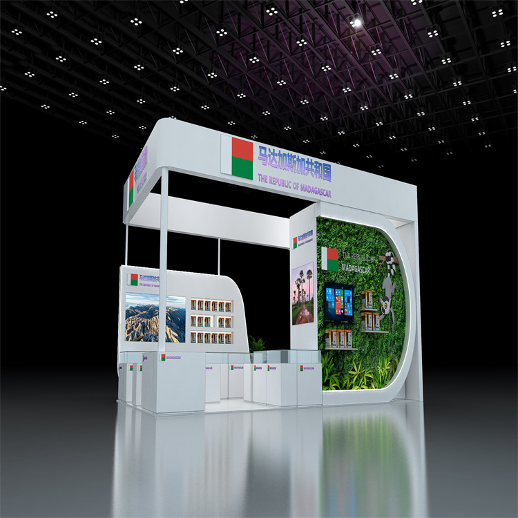 英鵬展覽展示-馬達加斯加63平米 展覽設計展示廳