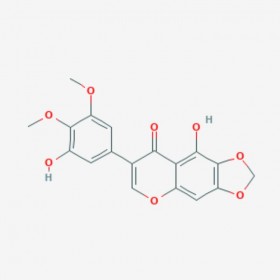 白射干素 Dichotomitin 88509-91-5 C18H14O8
