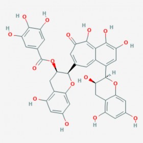 茶黃素-3-沒(méi)食子酸酯 Theaflavin-3-Gallate 30462-34-1 C36H28O16