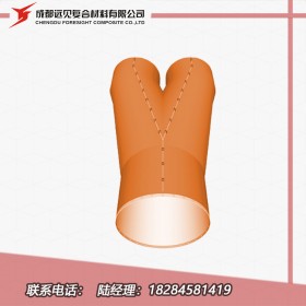 煤礦三通 聚力雙抗三通風筒 成都遠見專業(yè)煤礦風筒廠家 生產銷售礦用風袋通風管
