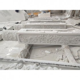 供應(yīng)漢白玉欄板 大理石欄板 市政園林河道圍欄 廠家直銷
