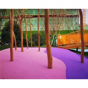 成都公園彈性跑道地坪 透水型跑道 廠家生產(chǎn)地坪漆銷(xiāo)售