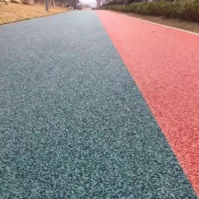 廣安市彩色生態(tài)透水混凝土地坪  廣安市彩色透水混凝土道路 透水混凝土施工價(jià)格 彩色透水混凝土材料生產(chǎn)廠家   壓?；炷敛牧蠌S家
