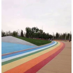 南川區(qū) 彩色透水混凝土道路 透水混凝土施工價(jià)格 彩色透水混凝土材料生產(chǎn)廠家   壓?；炷敛牧蠌S家