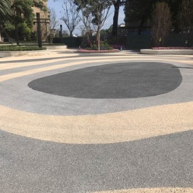 邵陽市 豪軒地坪  彩色透水混凝土路面 透水混凝土粘接劑  生態(tài)透水砼 【工地0元指導施工】 免費設計施工方案 免費做造價預算