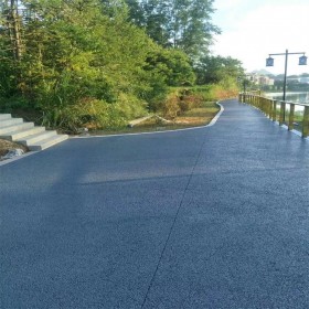 南充市透水地坪材料增強劑 園林道路彩色混凝土 彩色透水地坪價格 透水地坪粘接劑 透水混凝土施工流程