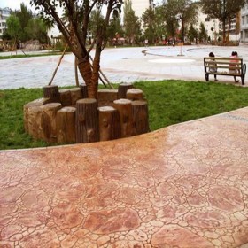 壓膜地坪 壓花混凝土地坪 彩色壓模混凝土地坪 設(shè)計(jì)方案