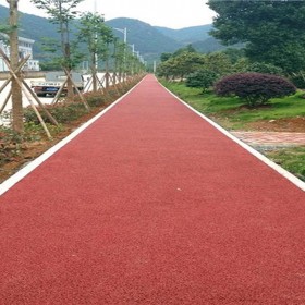 彩色透水混凝地坪材料增強劑 透水地坪粘接劑 彩色透水混凝土生產(chǎn)廠家