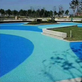 混凝土透水路面配料 彩色強(qiáng)固透水混凝土 廠家哪家好 生態(tài)透水硂