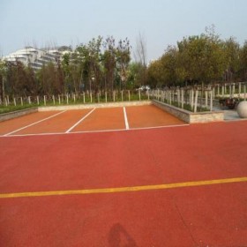 透水彩色路面 生態(tài)透水地坪 海綿城市透水混凝土粘接劑 免費做造價預(yù)算