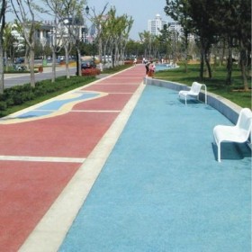 廣場道路彩色混凝土 海綿城市透水混凝土 生態(tài)透水地坪材料 優(yōu)質材料