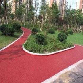 生態(tài)透水地坪 花紋景觀彩色透水混凝土 無砂透水混凝土 材料廠家