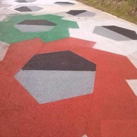 普洱彩色透水水泥混凝土 生態(tài)透水地坪 c30彩色透水混凝土 量大送貨到工地