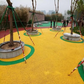 長(zhǎng)沙市 人行道彩色透水混凝土 無(wú)砂透水混凝土 透水混凝土路面 彩色透水綠道 量大送貨到工地