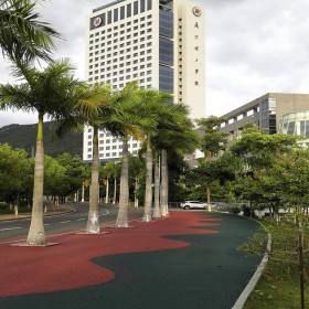 朔州市 透水混凝土地坪 彩色透水綠道 生態(tài)透水路面 透水混凝土街道 報價表