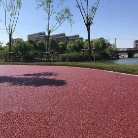 張家口市 生態(tài)透水混凝土 專(zhuān)業(yè)彩色透水混凝土材料廠家 彩色透水砼 環(huán)保透水混凝土