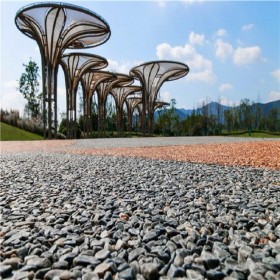 周口市 生態(tài)透水混凝土 海綿透水地坪 彩色透水綠道 材料廠家生產直銷