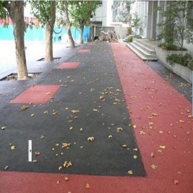 菏澤市 小區(qū)彩色混凝土 車行彩色混凝土路 海綿城市透水混凝土 材料生產(chǎn)廠