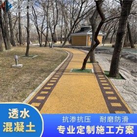 麗江市 透水整體路面 彩色混凝土透水 藝術(shù)透水地坪 材料廠家生產(chǎn)直銷(xiāo)