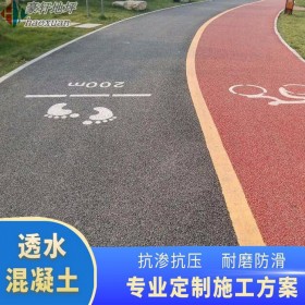 咸陽(yáng)市 現(xiàn)澆透水地面 生態(tài)混凝土透水 混凝土透水彩色 量大送貨到工地免費(fèi)技術(shù)指導(dǎo)