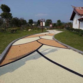 新都區(qū) 彩色透水地面 室外透水混凝土 彩色透水材料 廠家直銷(xiāo)