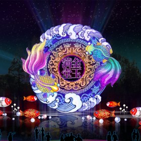 彩燈工廠制作戶外大型特色花燈 春節(jié)元宵節(jié)燈會布置