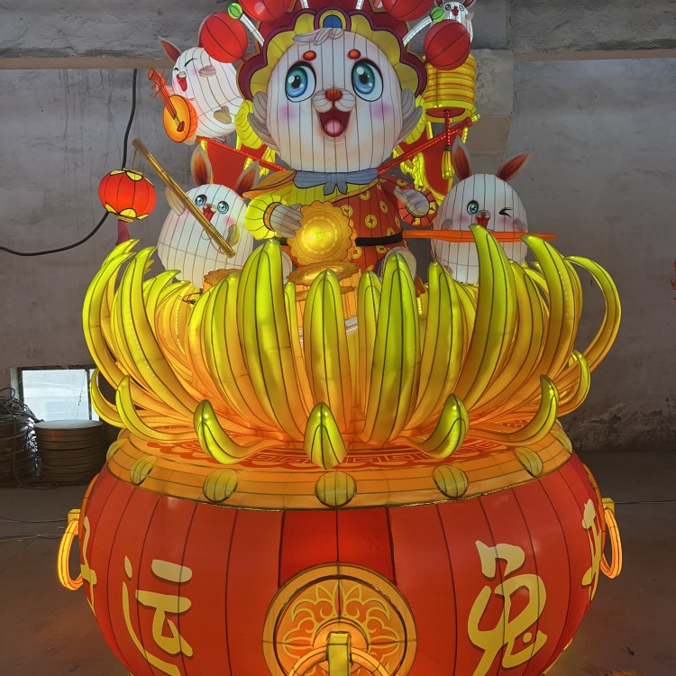 節(jié)日彩燈造型 燈會燈展設(shè)計制作 春節(jié)花燈制作-中彩
