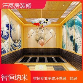 全國(guó)上門韓式納米汗蒸房安裝承建 鹽房鍺石托瑪琳
