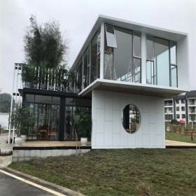 集裝箱接待室售樓部展廳 裝配式集成辦公區(qū) 模塊化建筑 生產(chǎn)設(shè)計施工